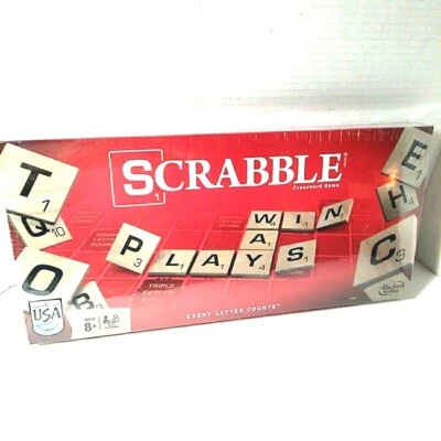 SCRABBLE Crossword Board Game Hasbro Gaming Factory Sealed NEW - Image 1 of 4