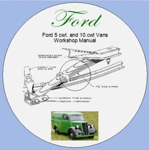Ford 5 cwt. y 10 cwt furgonetas manual de taller 1932-1951  - Imagen 1 de 5