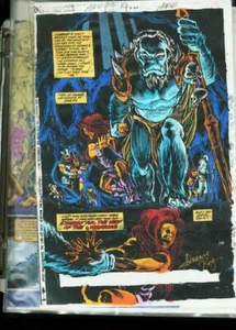 NUEVOS TITANES #109-DC GUÍAS DE COLOR PROD. ARTE - Imagen 1 de 2