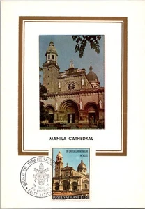 Vatican City 11.26.70 FDC - Maxi Card - Manila Cathedral - F67828 - Picture 1 of 2