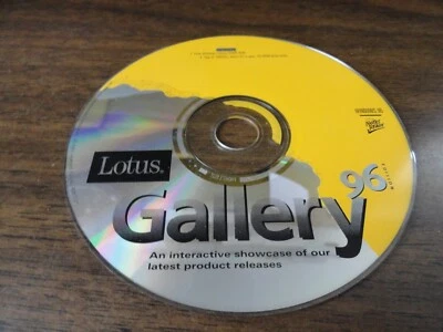 VINTAGE LOTUS GALLERY 96 FOR WINDOWS 95 – INTERACTIVE SHOWCASE OF LOTUS PRODUCTS - Image 1 of 4