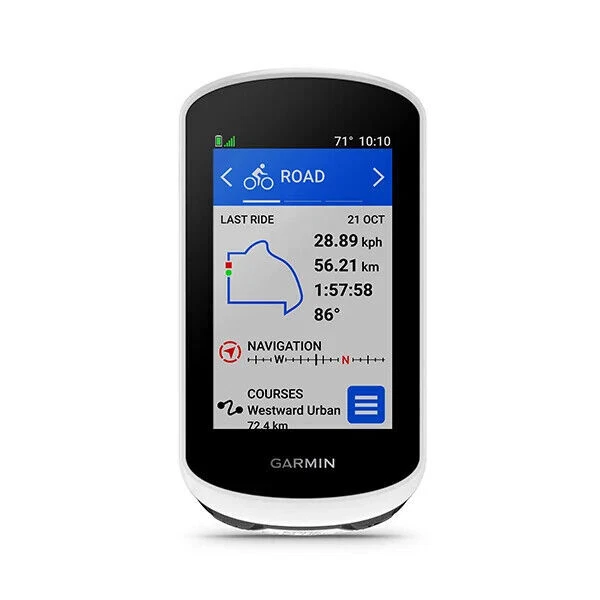 Garmin Edge Explore 2 3 Zoll GPS-Fahrradnavigation - Weiß/Schwarz (010-02703-10)