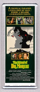 DIE INSEL DR. MOREAU Filmplakat ""BREITER"" KÜHLSCHRANKMAGNET - 1977 Klassiker! - Bild 1 von 1