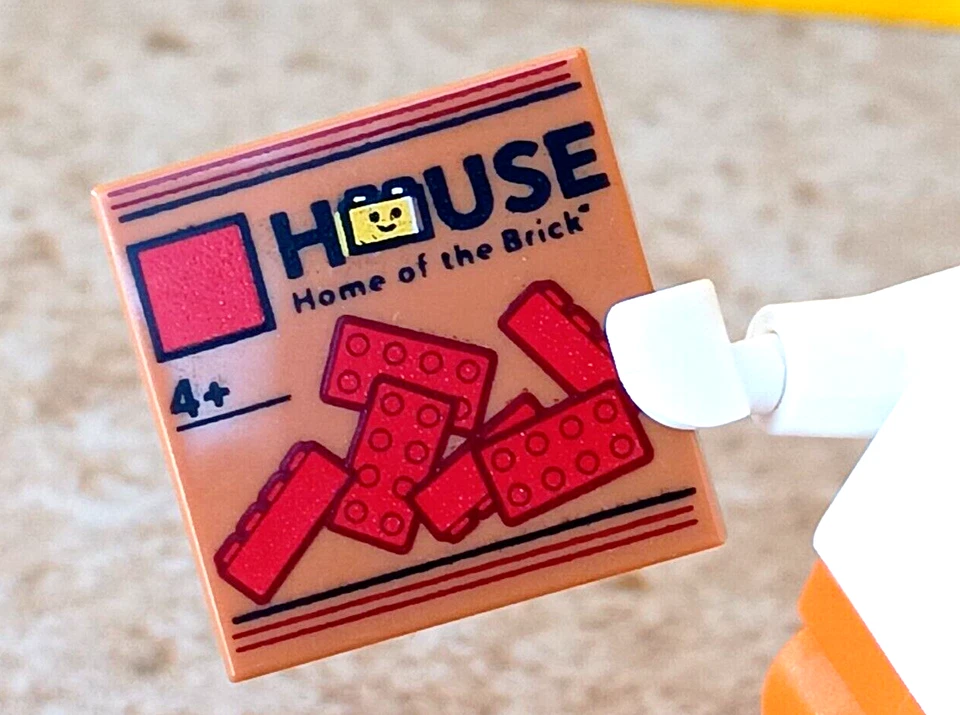 Nuevo LEGO BRICK Casa Azulejos Set Impreso Tienda Azulejo 2x2 Divertido Regalo para Tu Niña Canción Foto 1 de 1