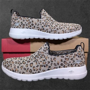 Skechers Go Walk Joy Mariah Slip-On Sneakers Women's 9 Leopard Shoes - Picture 1 of 6