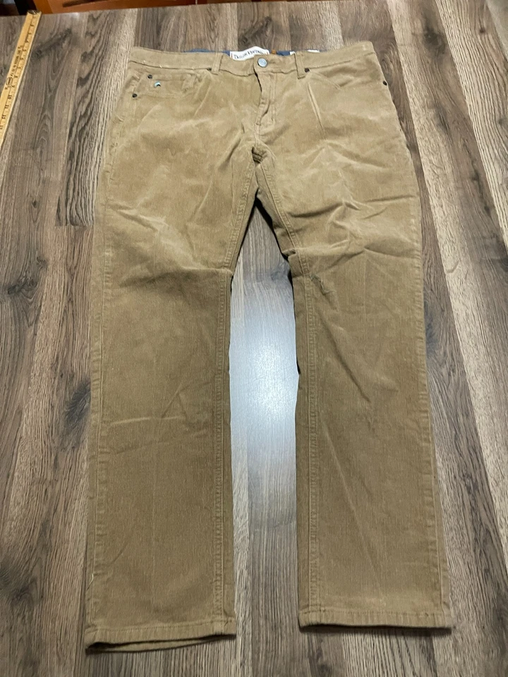 Tailor Vintage Pants, Men's Size 36x30, Brown, Canaan Slim Fit, Stretch Waist - Image 1 of 4