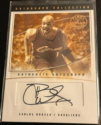 2003-04 Flair Final Edition Auto Collection 030/200 Carlos Boozer #AC-CAB Auto - Image 1 of 2