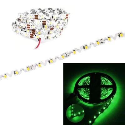 STRISCIA 300 LED LUCE VERDE 12 V 5 MT STRIP PIEGHEVOLE PER SCRITTE INSEGNE - Immagine 1 di 4