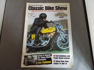 1997 CLASSIC BIKE SHOW GUIDE HAND SIGNED BY JIM REDMAN - Picture 1 of 2