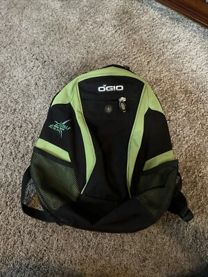Ogio Backback negro/verde (logotipo de deportes de acción Dew Tour) Foto 1 de 4