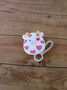 Accessorio per tappo topper in silicone rosa mucca 10 mm / 0,4 in paglia - Foto 1 di 3