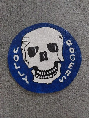 Hand Painted WW2 Leather Squadron Group Patch 319th Bombardment Squadron 90th BG - Image 1 of 4