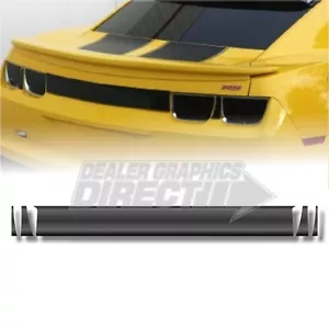 Chevrolet Camaro 2010 - 2013 banda trasera kit negro sólido negro mate - Imagen 1 de 2