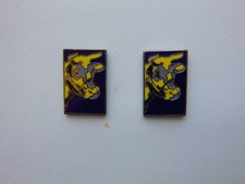 Cow Earring or Cufflink Faces Acme Studios , Andy Warhol