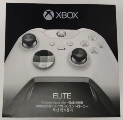 Xbox One Elite Wireless Controller White Special Edition w/ Box, Manual 8505 SP - Image 1 of 4
