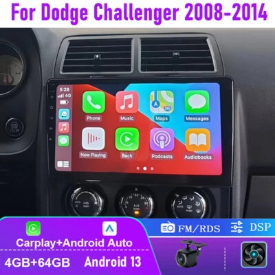Radio de coche 10" para Dodge Challenger 2008-2014 Apple Carplay Android 4+64 GB Foto 1 de 4