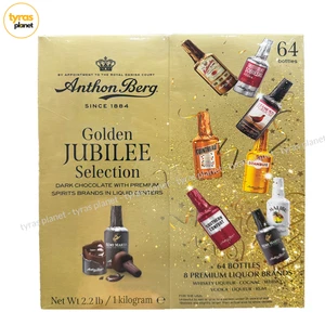Anthon Berg Dark Chocolate Liqueur Liquor Bottles 64 count 2.2 lbs FRESH - Picture 1 of 4