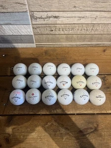 Pacchetto palline da golf usate X18 Titleist Pro V1 e Callaway Golf Mix - Foto 1 di 6
