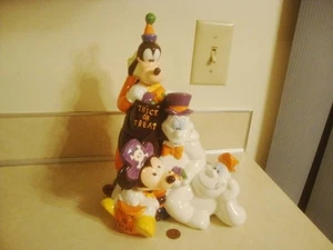 Disney Direct GOOFY MCKEY Mouse Fantasmas Halloween Galleta Golosina Tarro de Cerámica ¡con Caja! - Imagen 1 de 13