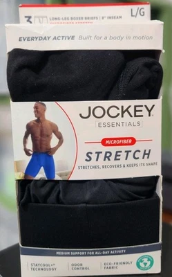 Calzoncillos boxer Jockey de microfibra elásticos de pierna larga talla grande geniales + frescos activos Foto 1 de 3