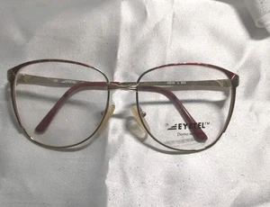 Eyetel Italy Eyeglass Frames Riva Large Colorful Vintage Pink Gold - Picture 1 of 6