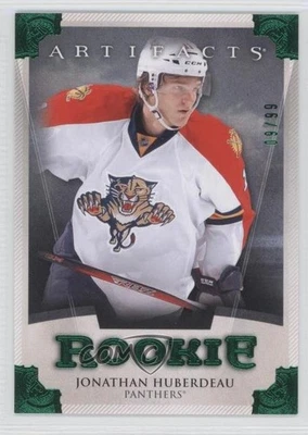2013 Upper Deck Artifacts Rookies Emerald /99 Jonathan Huberdeau #173 Rookie RC - Image 1 of 2