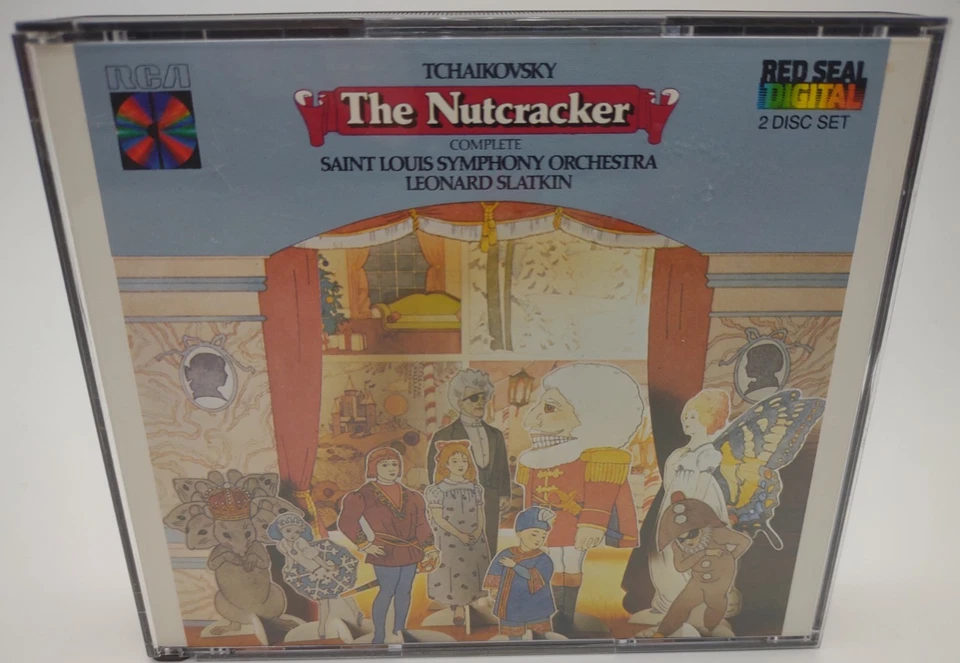 Tchaikovsky The Nutcracker (Slatkin, St Louis Sym Orch) RCA 2 CDs made in Japan  Foto 1 de 4
