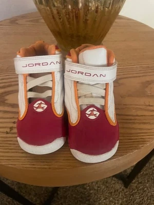 Nike Unisex Niños Jordan Pro Fuerte DC7910-168 Rojo Naranja Blanco Tenis Zapatos 7C Foto 1 de 3