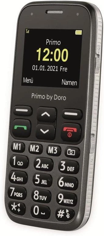 Doro Primo 218 Seniorenhandy Graphit mit Notruftaste & Kamera