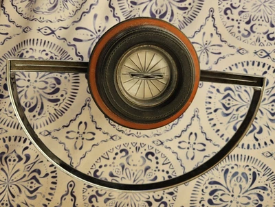 67 Ford Galaxie Fairlane Steering Wheel Padded Horn Button Assembly 500 XL LTD - Image 1 of 4