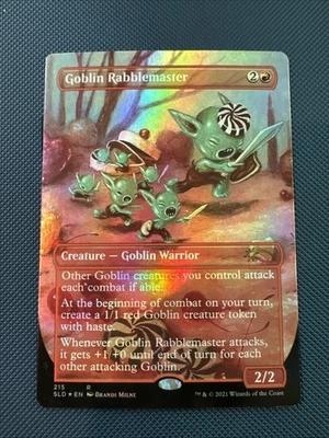MTG Goblin Rabblemaster - Secret Lair Drop Series (SLD) NM Foil - Image 1 of 2