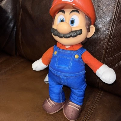 The Super Mario Bros Movie 2023 Poseable Plush Figure Jakks Pacific Toy Nintendo - Image 1 of 4