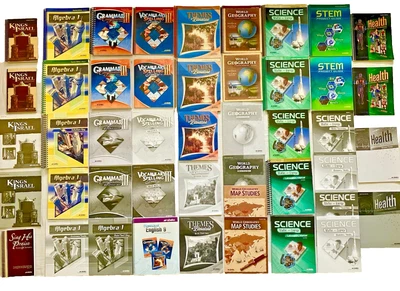 Abeka 9th Grade 9 Lot 46 Parent & Student Kits Complete Curriculum Set + Bible - Image 1 of 4