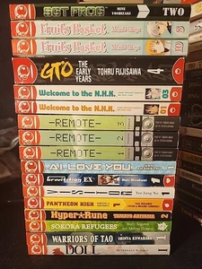 mixed manga lot Collection Sgt Frog, Fruits Basket, Gto, Remote, Sonora, Doll - Picture 1 of 4