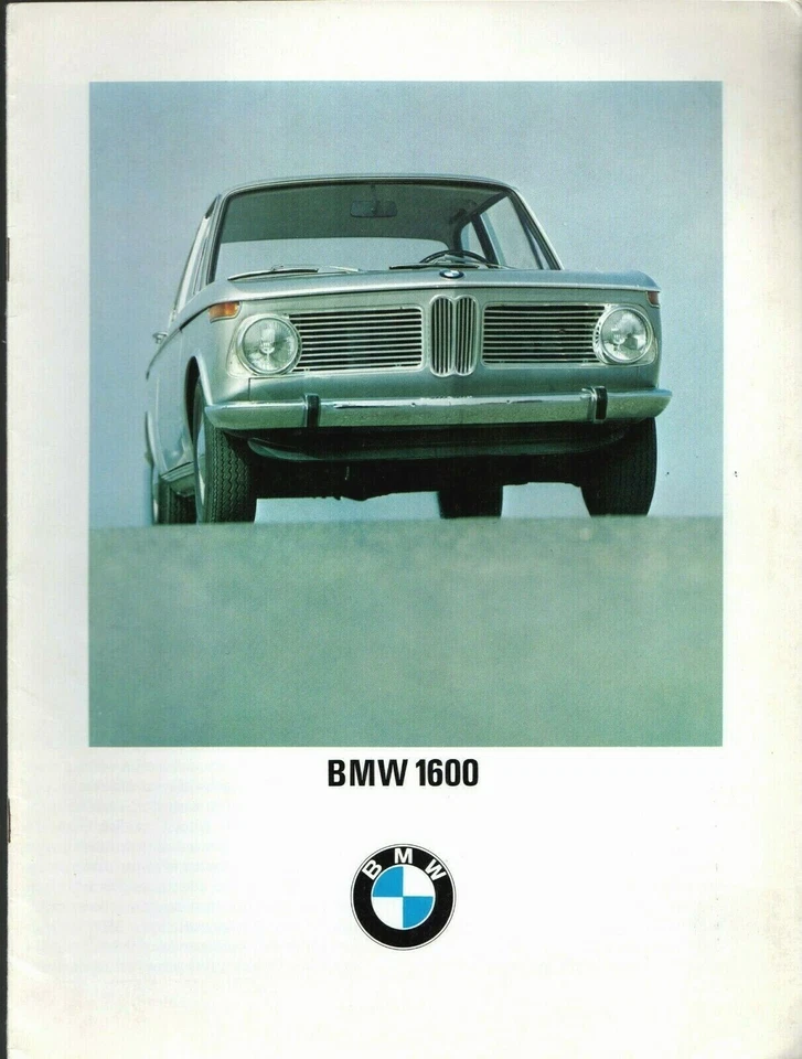 BMW 1600 cupé 1968-1971 folleto de ventas del mercado del Reino Unido serie 02 Foto 1 de 2