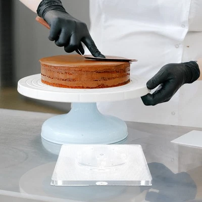 Acrylic Cake Turntable Clear Cookie Turntable Rotating Cake Decorating Turntable - Image 1 of 4