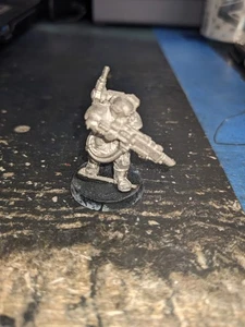 Cadian Karskin truppe d'assalto Hotshot Lasgun Metal Games Workshop Warhammer 40K - Foto 1 di 4