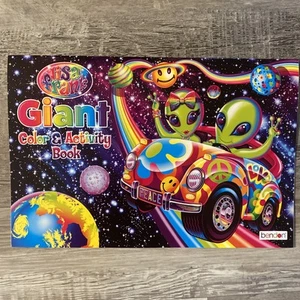 🌹Rare Lisa Frank Giant Color and Activity Book Space Cover 16" X 10.75" New - Picture 1 of 6