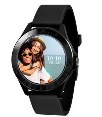 HARRY LIME S7 Black Silicone Strap Black Bezel, Fitness and health Tracker  - Image 1 of 4