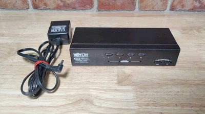 Tripp-Lite B006-VU4-R 4 Port USB KVM Switch w/Power Adapter  - Image 1 of 4