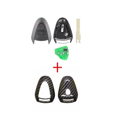 315/434MHz 2/3Buttons Remote Key Fob w/Cover For Porsche Boxster 987 2005-12 Foto 1 de 4