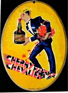 Original vintage poster CHERRY MAURICE CHEVALIER BRANDY c.1930 - Picture 1 of 1