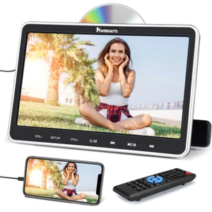 HD 10.1" Car DVD Player Headrest Inhalation Drive Sync Screen AV in & Out USB SD - Picture 1 of 9