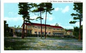 DEL MONTE LODGE Pebble Beach, California CA golf course hotel - Postcard - Picture 1 of 2