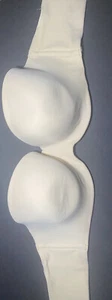 Ambrielle Bra 36D 36 D Beige Strapless Underwired Padded - Picture 1 of 12