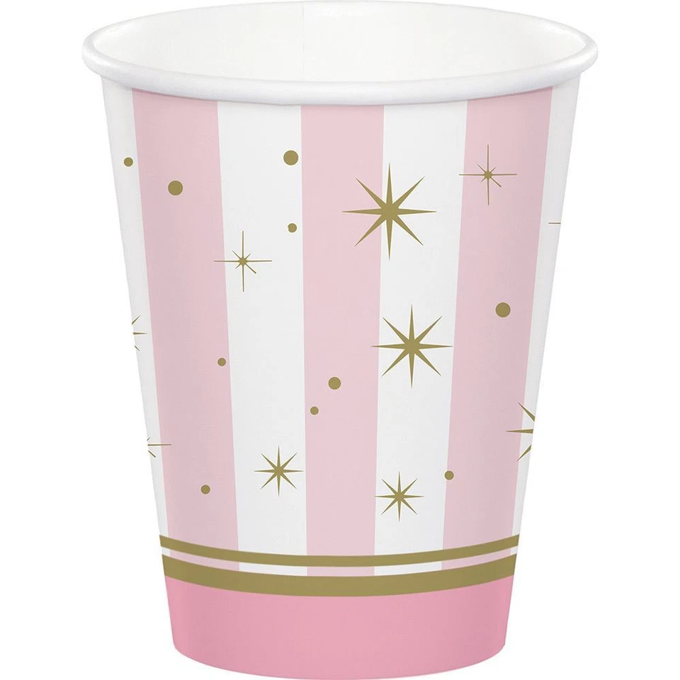 Twinkle Toes 8 9 Oz Hot Cold Paper Cups Birthday Party Dance Recital Ballerina - Image 1 of 1