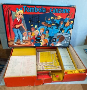 TOMBOLA DELLA SONGE Brettspiel CLEMENTONI 60er Jahre - Bild 1 von 10