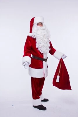 Handmade Santa claus costume, professional Christmas outfit, high quality Foto 1 de 4