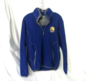 ANTIGUA Golden State Warriors Small 1/4 Zip Fleece Pullover GSW NBA - Picture 1 of 6