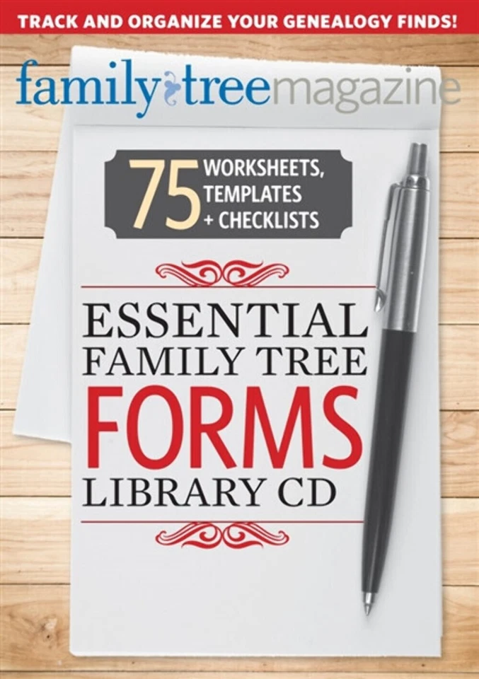 Essential Family Tree Forms Library Volume 1 - CD - Image 1 of 1